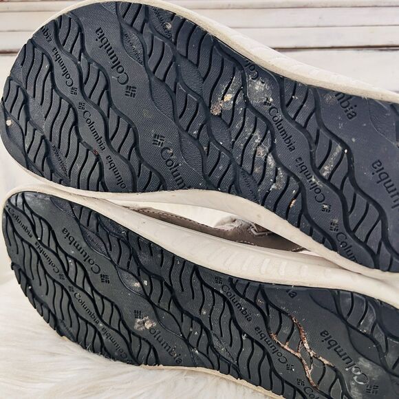 Columbia Gray & Pink Sun Track Sandals Tech Lite Strappy Outdoors Comfort Size 6 - Picture 6 of 8